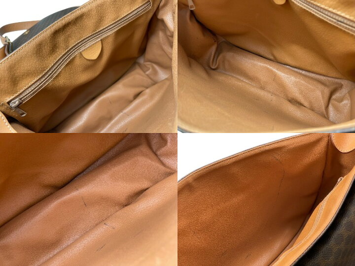 楽天市場】CELINE セリーヌ ショルダーバッグ マカダム ブラウン M12 