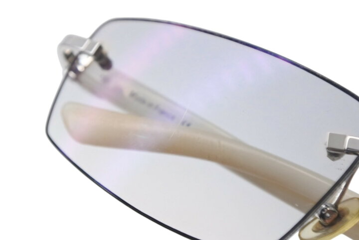 楽天市場】CARTIER カルティエ リムレス メガネ サイズ□18 135 度入り  