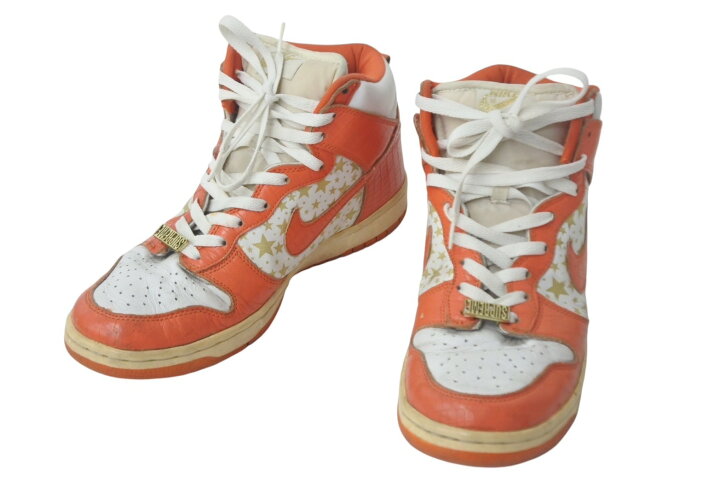 楽天市場】Supreme × Nike SB Dunk High Orange Stars シュプリーム  