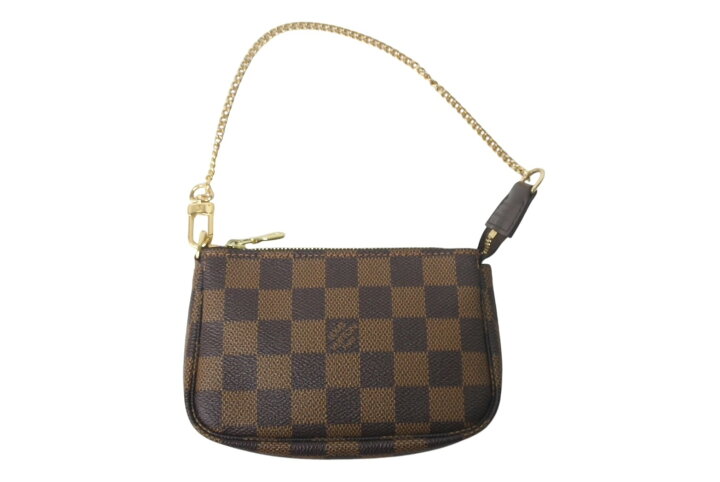 楽天市場】極美品 LOUIS VUITTON ルイヴィトン ダミエ ミニ ポシェット 