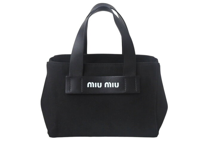 楽天市場】MIUMIU ミュウミュウ ロゴ ハンドバッグ トートバッグ  