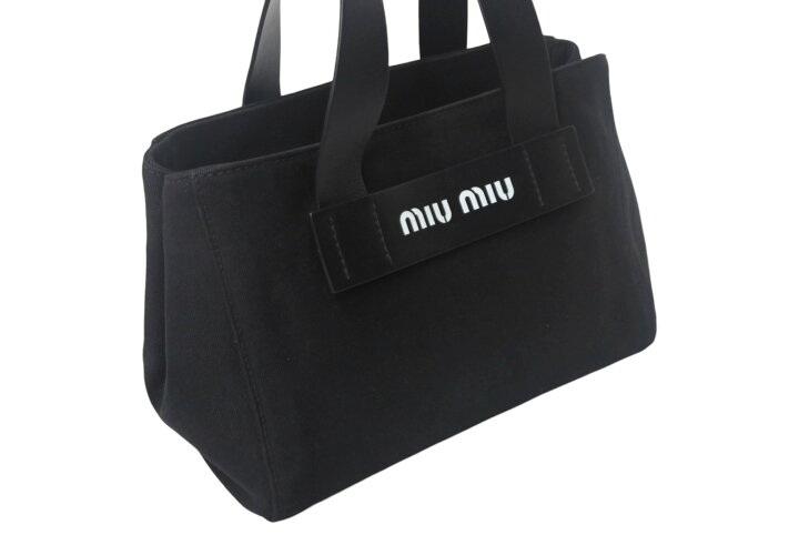 楽天市場】MIUMIU ミュウミュウ ロゴ ハンドバッグ トートバッグ 