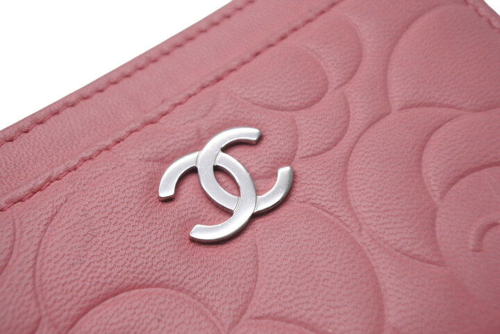 楽天市場】CHANEL シャネル カメリア カードケース 名刺入れ 