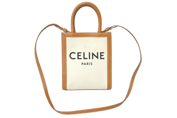 楽天市場】CELINE セリーヌ ミニバーティカルカバ 2WAYショルダー  