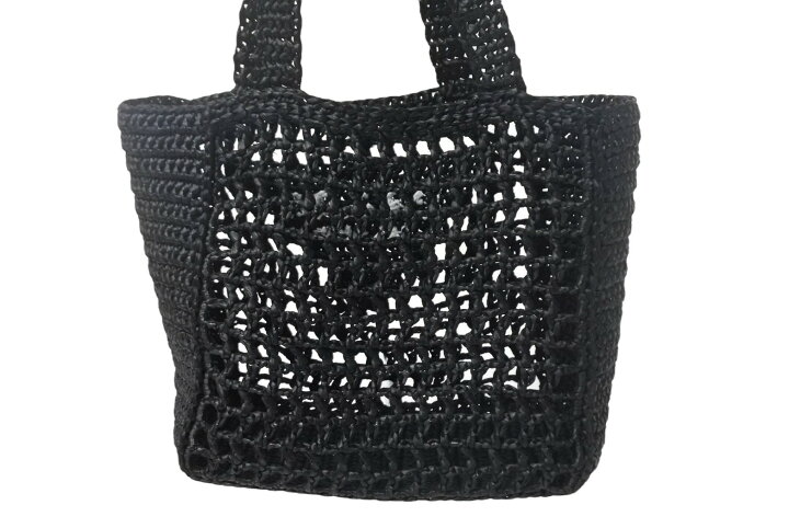 楽天市場】極美品 PRADA プラダ スモール ラフィア トートバッグ 
