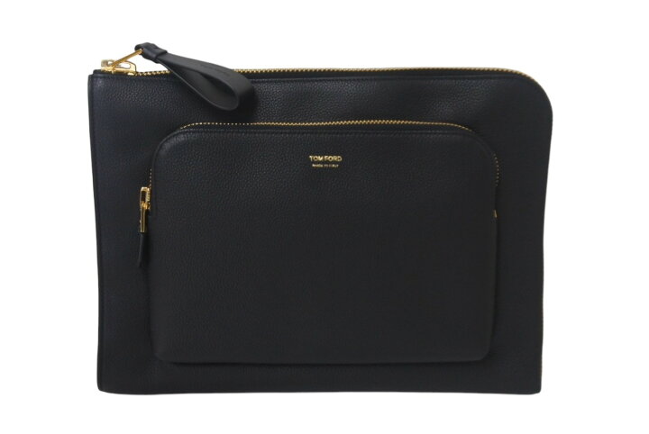 楽天市場】極美品 TOM FORD トムフォード DOUBLE ZIP PORTFOLIO 