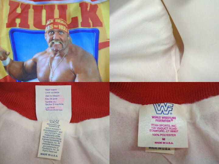 楽天市場】新品同様 ハルクホーガン ブルゾン WWF時代 WWE デッド 