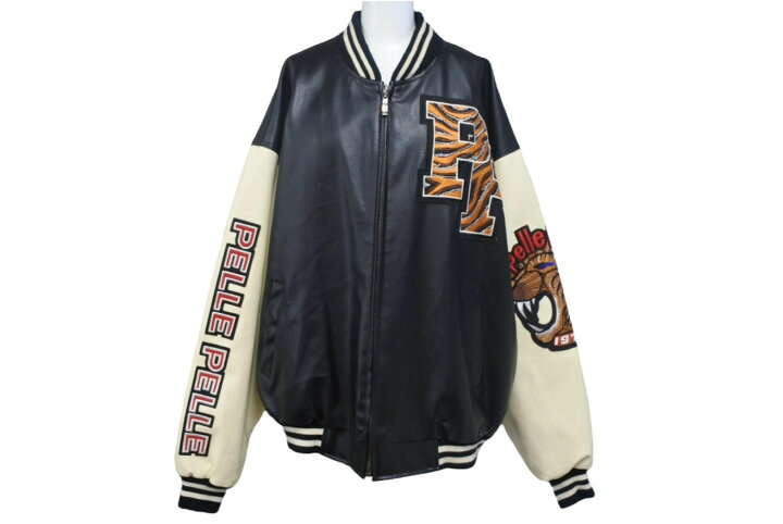 楽天市場】PELLE PELLE ペレペレ オールレザースタジャン ジップアップ 