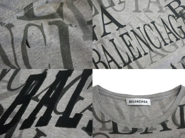 楽天市場】BALENCIAGA バレンシアガ Tシャツ TS50 571205 TEVA4 1300 