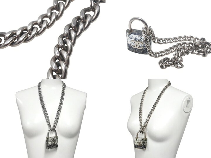 楽天市場】CHANEL シャネル カデナチェーンネックレス ココマーク 14K 