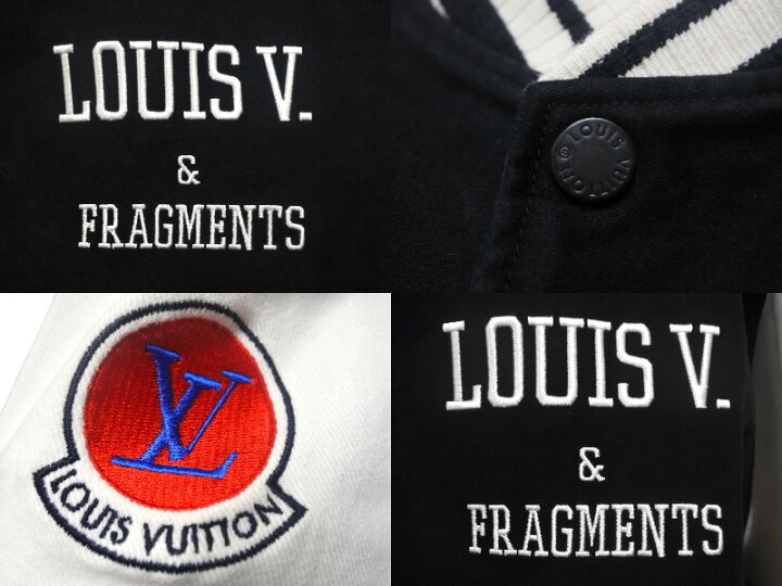 LOUISS VUITTON TROPHY ジップアップベスト ロゴワッペン