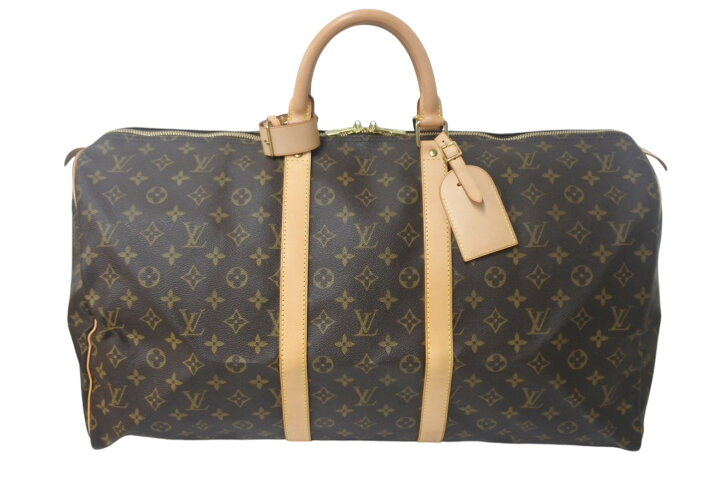 楽天市場】極美品 LOUIS VUITTON ルイヴィトン キーポル55 ボストン 