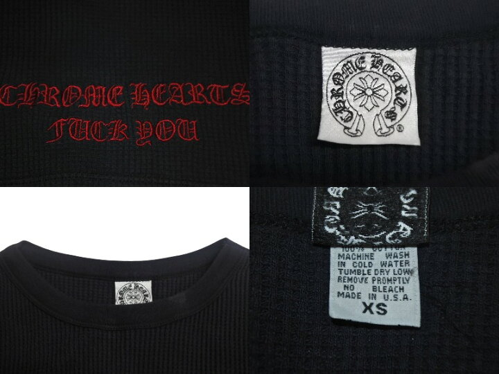 楽天市場】CHROME HEARTS クロムハーツ 長袖サーマルTシャツ サイズXS 