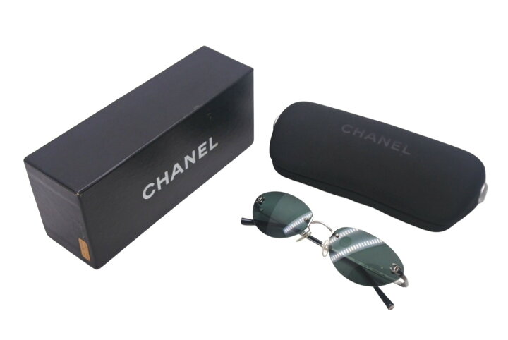 楽天市場】極美品 CHANEL シャネル リムレス サングラス 4003 ココ 