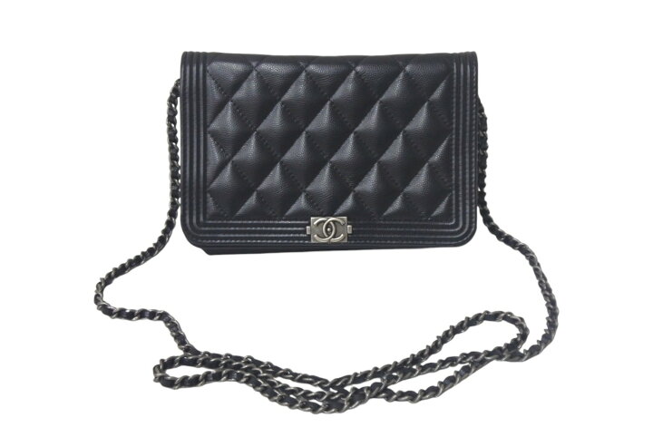 楽天市場】CHANEL シャネル ボーイシャネル チェーンショルダーバッグ  