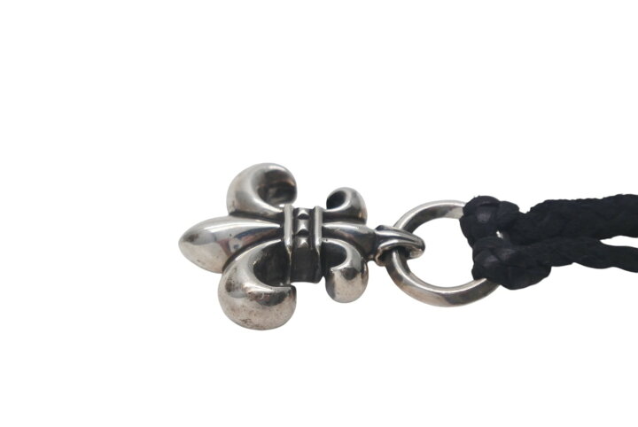 楽天市場】極美品 Chrome Hearts クロムハーツ レザーチョーカー ユリ 
