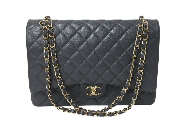 楽天市場】新品同様 CHANEL シャネル デカマトラッセ33 Wチェーン 