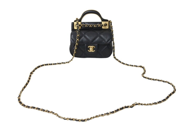 楽天市場】極美品 CHANEL シャネル マトラッセ チェーン ミニ  