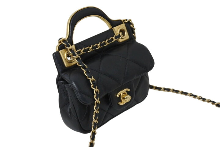 楽天市場】極美品 CHANEL シャネル マトラッセ チェーン ミニ 