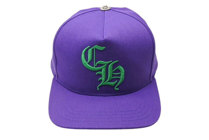 ◇新品未使用◇CHROME HEARTS CHベースボールキャップ パープル 