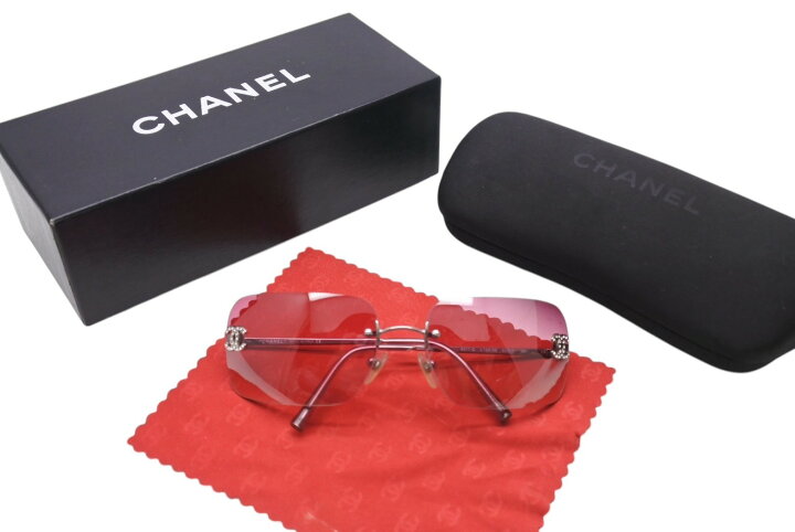 楽天市場】CHANEL シャネル リムレス サングラス 4017-D c.124/58 