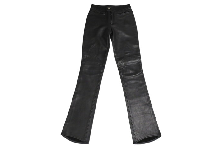 楽天市場】極美品 CHROME HEARTS クロムハーツ フレアニー レザー 