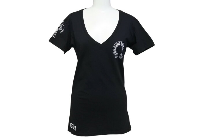楽天市場】極美品 CHROME HEARTS クロムハーツ Tシャツ Vネック 半袖 
