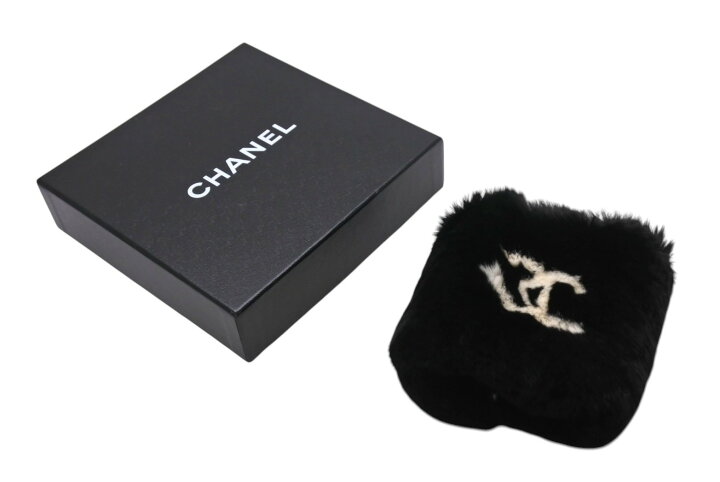 楽天市場】【極美品】CHANEL シャネル ココマーク リアルファー リスト  