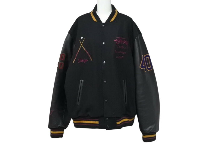 楽天市場】STUSSY ステューシー 40TH ANNIVERSARY IST VARSITY JACKET 