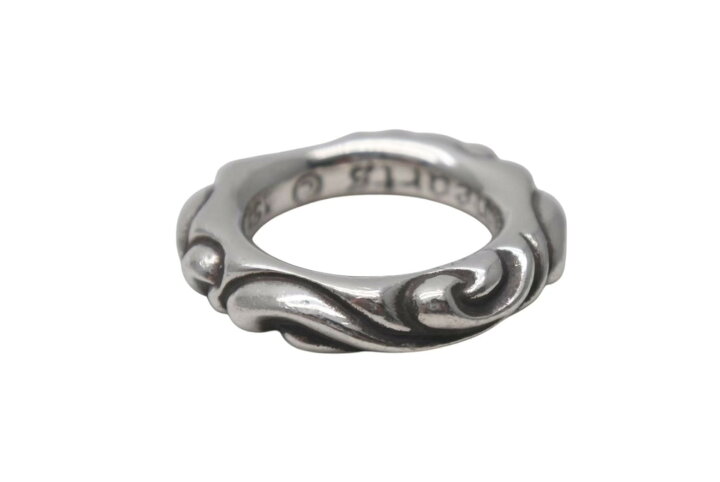 楽天市場】極美品 CHROME HEARTS クロムハーツ スクロールバンド 