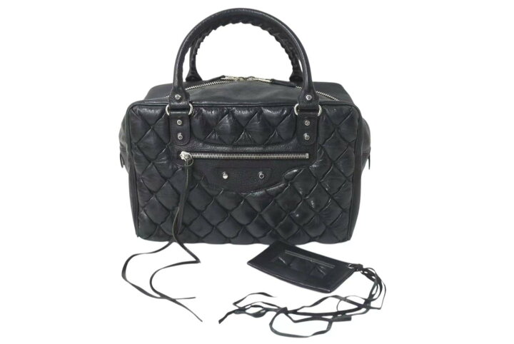 楽天市場】BALENCIAGA バレンシアガ マトラッセ シティ ハンドバッグ 