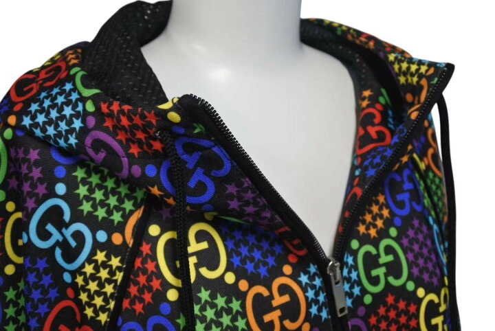 楽天市場】【極美品】GUCCI GGマルチカラー サイケデリック ブルゾン 