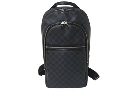LOUIS VUITTON ルイ・ヴィトン ミカエル バックパック リュック N58024 ダミエグラフィット ブラック ブランド メンズ ルイヴィトン 美品 中古 4c074526