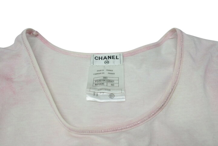 楽天市場】CHANEL シャネル Tシャツ ココマーク タイダイ柄 
