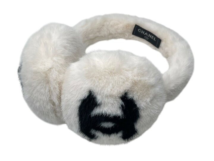 楽天市場】極美品 CHANEL シャネル イヤーマフ イヤーマフラー ココ 