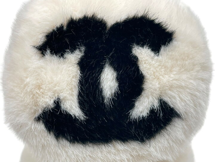 楽天市場】極美品 CHANEL シャネル イヤーマフ イヤーマフラー ココ 
