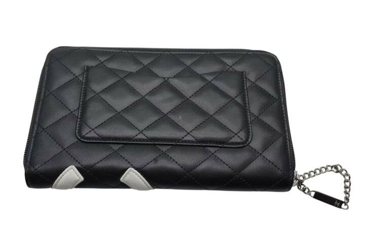 楽天市場】CHANEL シャネル 長財布 カンボンライン オーガナイザー 10 