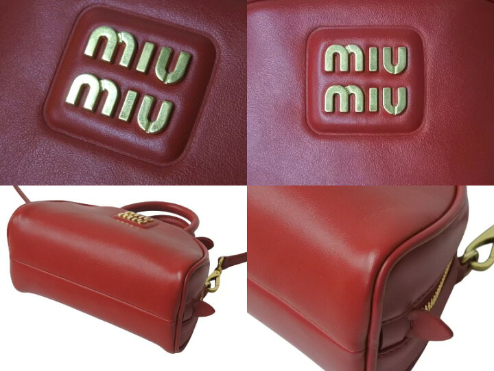 楽天市場】極美品 MIUMIU ミュウミュウ アルカディア 2wayバッグ  