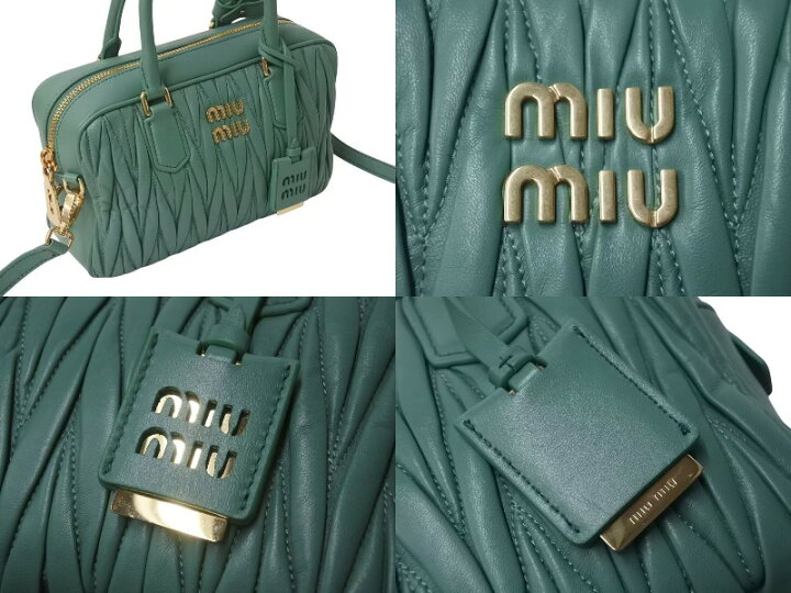 楽天市場】極美品 MIUMIU ミュウミュウ アルカディ マトラッセ 2WAY 