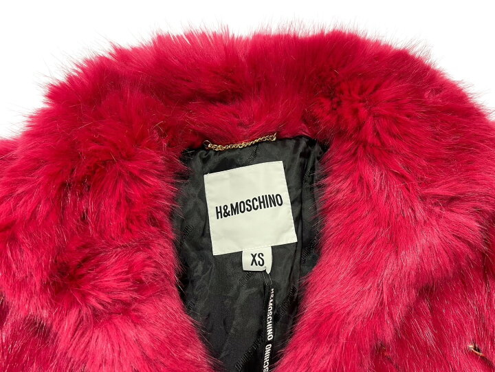 楽天市場】新品未使用 Moschino モスキーノ H&M コラボ ファー 