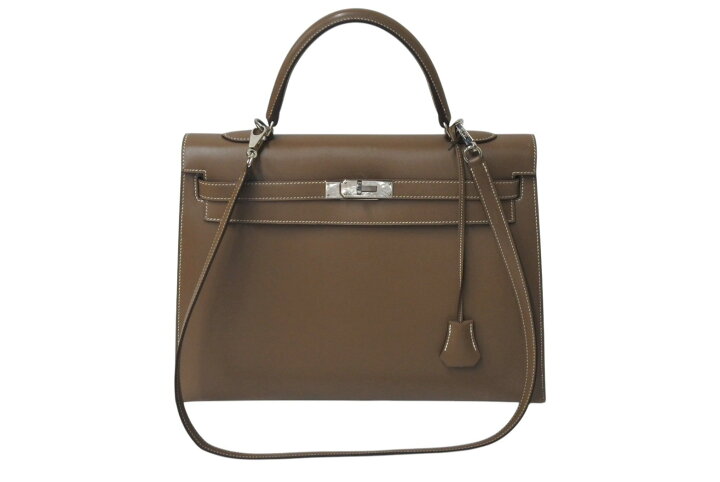 楽天市場】極美品 HERMES エルメス ケリー35 ハンドバッグ □O刻 2011 