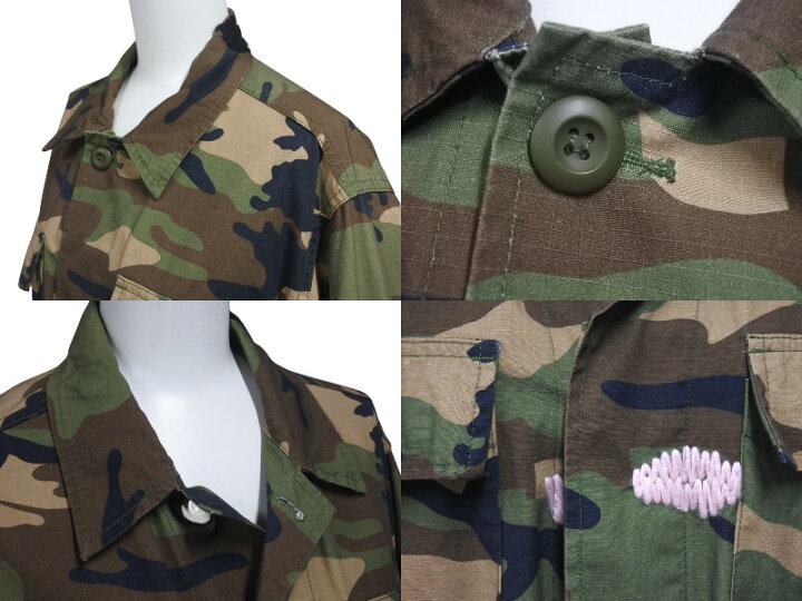 OFF-WHITE オフホワイト ジャケット ミリタリー カモフラ 迷彩 off 