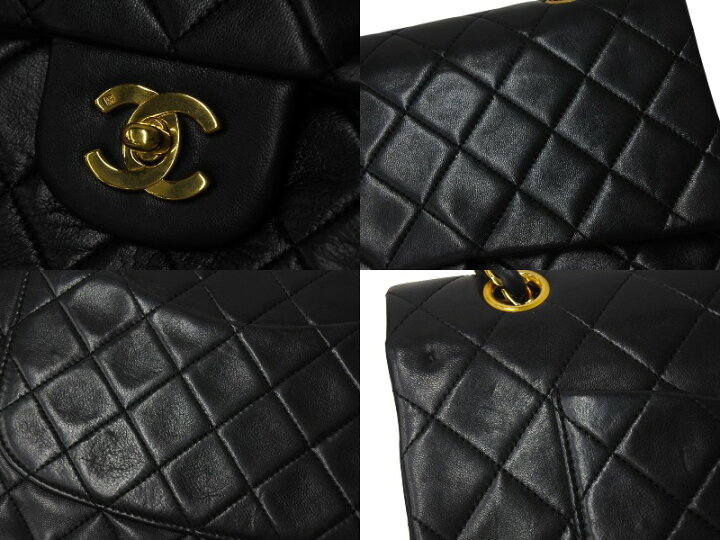 楽天市場】極美品 CHANEL シャネル マトラッセ25 Wフラップ Wチェーン 