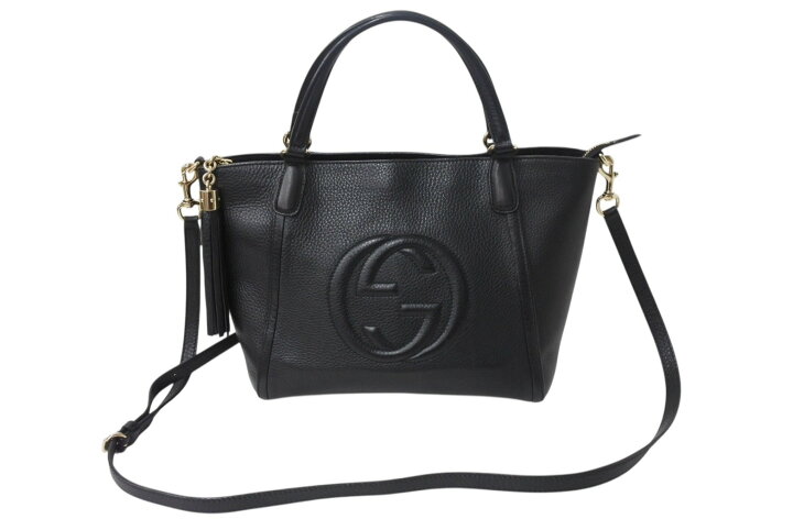 楽天市場】極美品 GUCCI グッチ SOHO ソーホー ハンドバッグ 