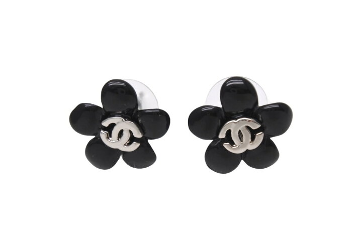 楽天市場】極美品 CHANEL シャネル フラワー ココマーク ピアス 両耳 