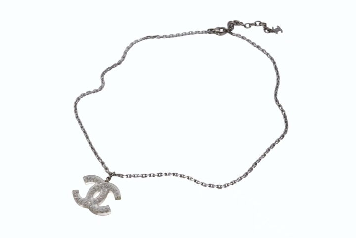 楽天市場】極美品 CHANEL シャネル クリアライトストーンココマーク 