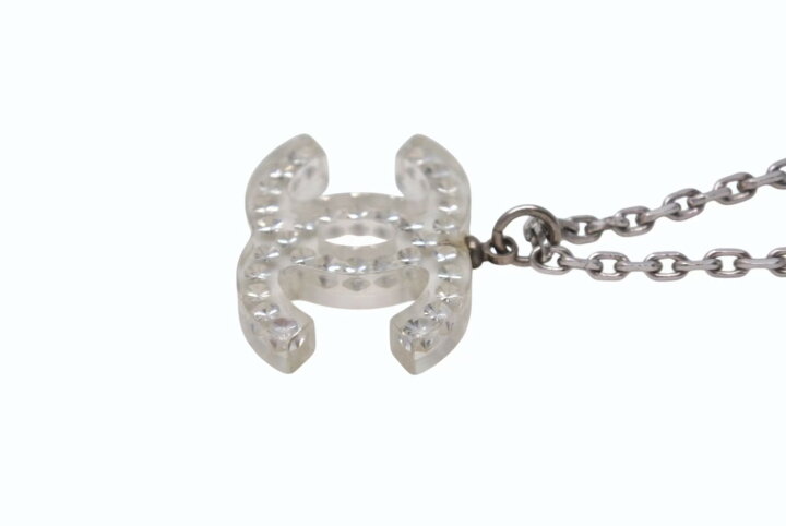 楽天市場】極美品 CHANEL シャネル クリアライトストーンココマーク 