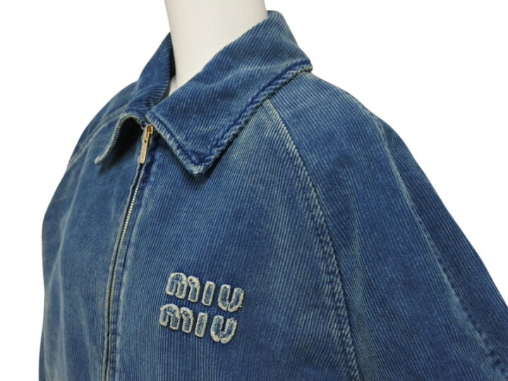 楽天市場】新品未使用 MIUMIU ミュウミュウ ウォッシュドコーデュロイ 