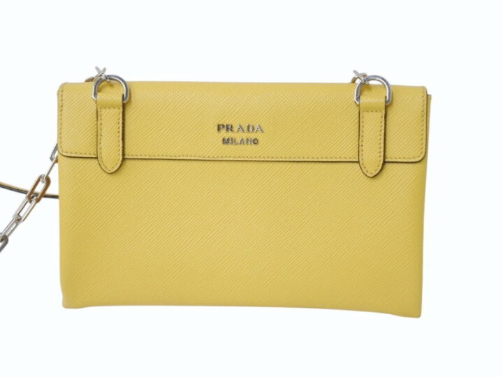 楽天市場】PRADA プラダ チェーンショルダーバッグ サフィアーノレザー  