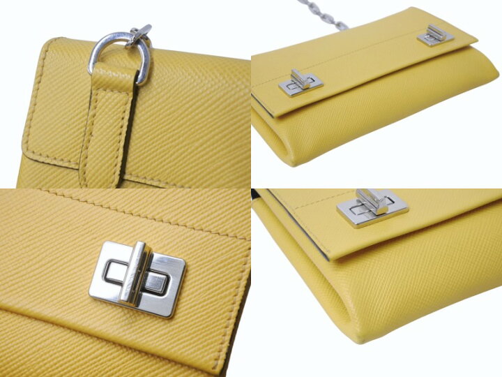 楽天市場】PRADA プラダ チェーンショルダーバッグ サフィアーノレザー  